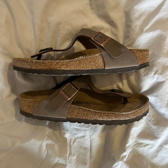 BIRKENSTOCK GIZEH TOBACCO BROWN SIZE 39 (8, 8.5) SANDLE, Brand New - Picture 8 of 8